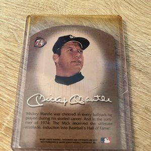 Mickey Mantle baseball card